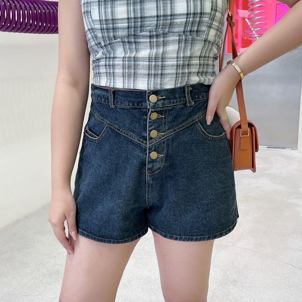 skirts big-size shorts summer 2021 slightly korean version of a row button high-waisted jeans wide-leg pants, Black
skirts big-size shorts summer 2021 slightly korean version of a row button high-waisted jeans wide-leg pants, Black