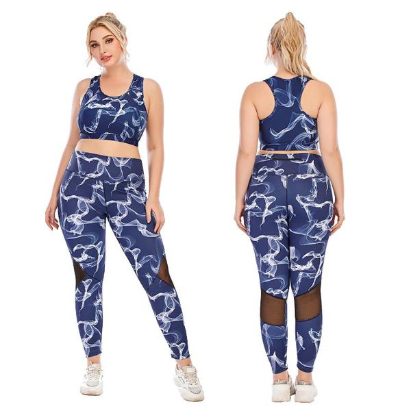 yoga outfit mesh set gym clothing women sportwear plus size bra pants print women's fitness training suit with pocket sport wear
yoga outfit mesh set gym clothing women sportwear plus size bra pants print women's fitness training suit with pocket sport wear
