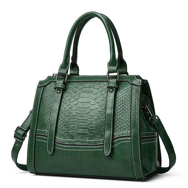 2021 fashion one shoulder handbag embossed casual messenger large