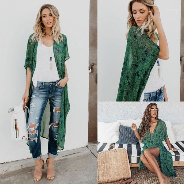women's blouses & shirts women floral print chiffon loose shawl kimono cardigan cover up shirt blouse boho blusa plus size, White
women's blouses & shirts women floral print chiffon loose shawl kimono cardigan cover up shirt blouse boho blusa plus size, White