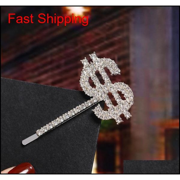 shining letter hairpins crystal rhinestones word hair clips women styling hairgrip diamond boss hair clip qylewt beauty888, Silver 
shining letter hairpins crystal rhinestones word hair clips women styling hairgrip diamond boss hair clip qylewt beauty888, Silver