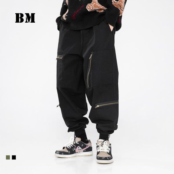 japanese streetwear zipper decoration harajuku overalls 2021 hip hop casual cargo pants men's clothing trousers, Black
japanese streetwear zipper decoration harajuku overalls 2021 hip hop casual cargo pants men's clothing trousers, Black