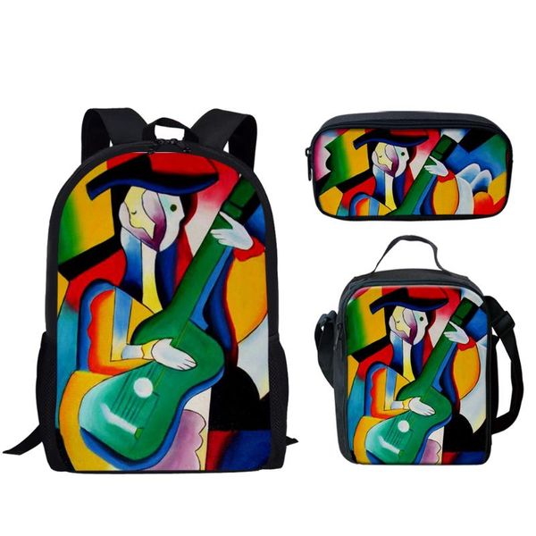 school bags customized bag set abstract famous painting 3d print student backpack mens teens boys lunch children shoulder
school bags customized bag set abstract famous painting 3d print student backpack mens teens boys lunch children shoulder
