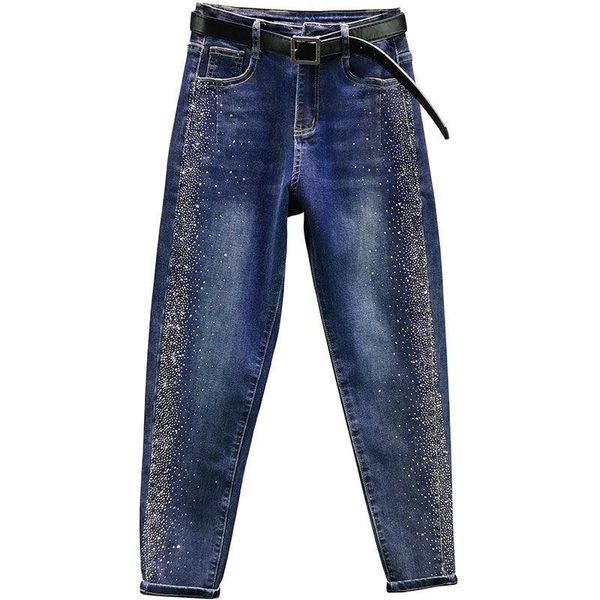 women's jeans 2021 spring and autumn retro blue slim diamond high waist ankle streetwear pants plus size 3xl
women's jeans 2021 spring and autumn retro blue slim diamond high waist ankle streetwear pants plus size 3xl