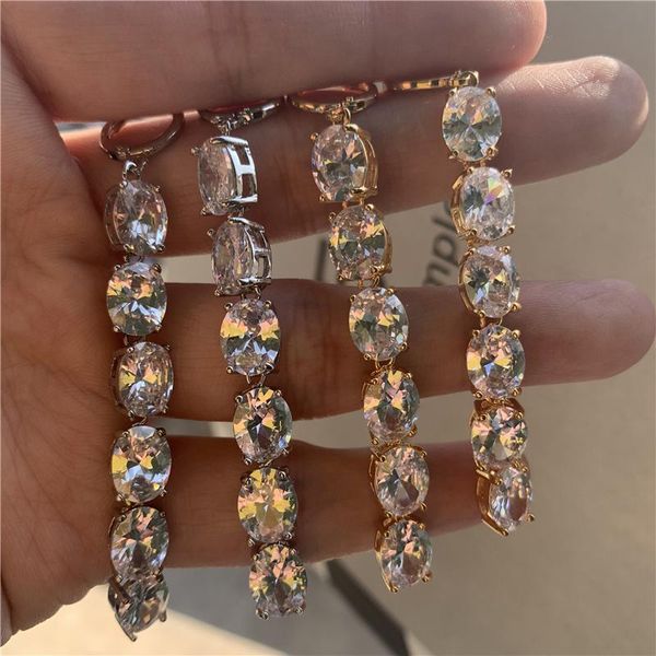 hoop & huggie vintage female white crystal stone earrings punk rose gold silver color for women cute oval zircon wedding jewelry, Golden;silver
hoop & huggie vintage female white crystal stone earrings punk rose gold silver color for women cute oval zircon wedding jewelry, Golden;silver
