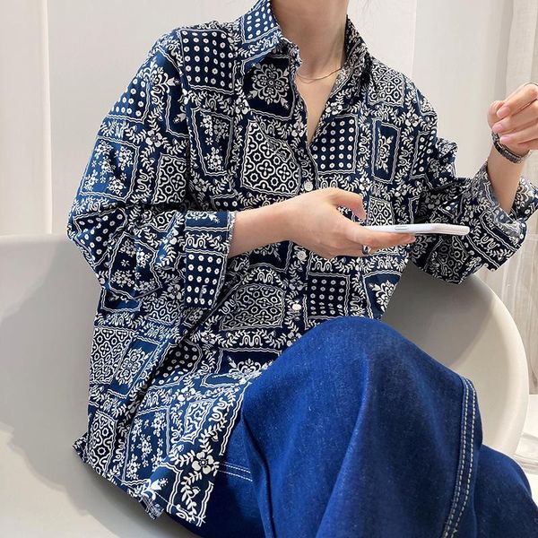 women's blouses & shirts 2021 arrival autumn women cotton oversize blouse elegance print shirt spring office lady button up korean styl, White
women's blouses & shirts 2021 arrival autumn women cotton oversize blouse elegance print shirt spring office lady button up korean styl, White