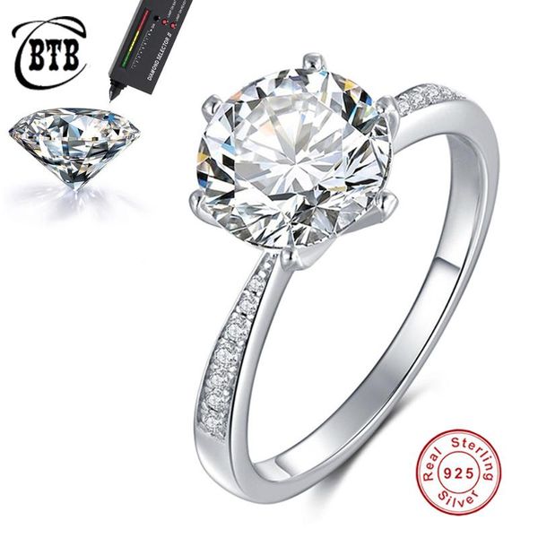 cluster rings cbtb luxury 100% 925 sterling silver round 3ct moissanite diamond women ring party wedding anniversary jewelry gift wholesale, Golden;silver
cluster rings cbtb luxury 100% 925 sterling silver round 3ct moissanite diamond women ring party wedding anniversary jewelry gift wholesale, Golden;silver