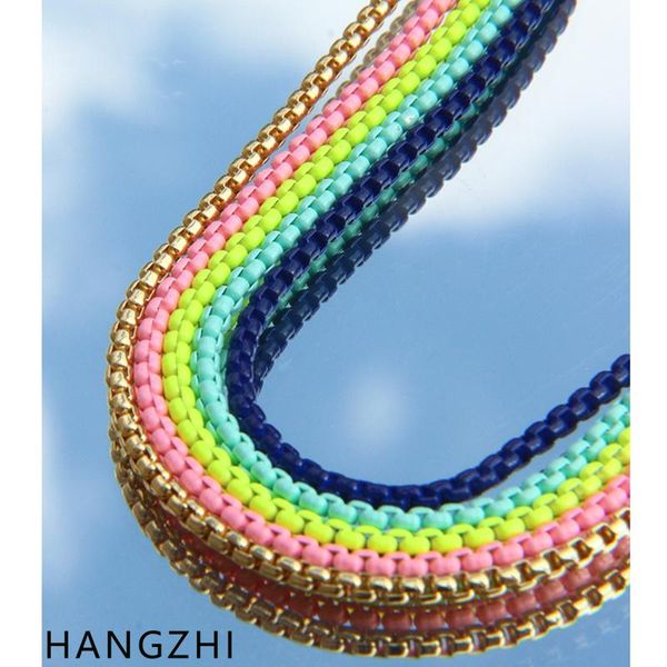 chains ines neon color spray paint bare chain whip choker clavicle necklace for women men party fashion jewelry hangzhi 2021, Silver
chains ines neon color spray paint bare chain whip choker clavicle necklace for women men party fashion jewelry hangzhi 2021, Silver