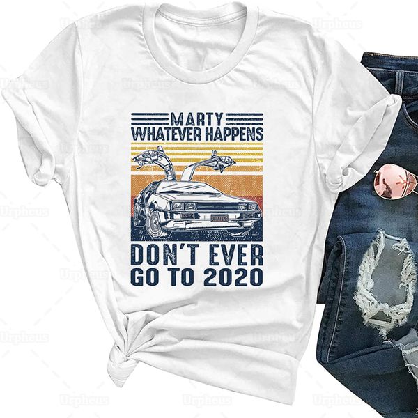retro style marty whatever happens dont ever go to funny t shirt time travel graphic cotton tees 210302, White
retro style marty whatever happens dont ever go to funny t shirt time travel graphic cotton tees 210302, White