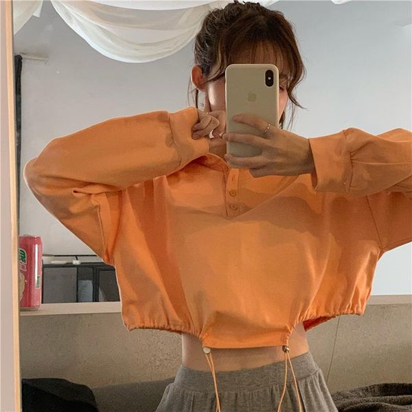 men's hoodies & sweatshirts fashion korean style collar cropped long sleeved pullover harajuku autumn winter casual loose women sweatsh, Black
men's hoodies & sweatshirts fashion korean style collar cropped long sleeved pullover harajuku autumn winter casual loose women sweatsh, Black