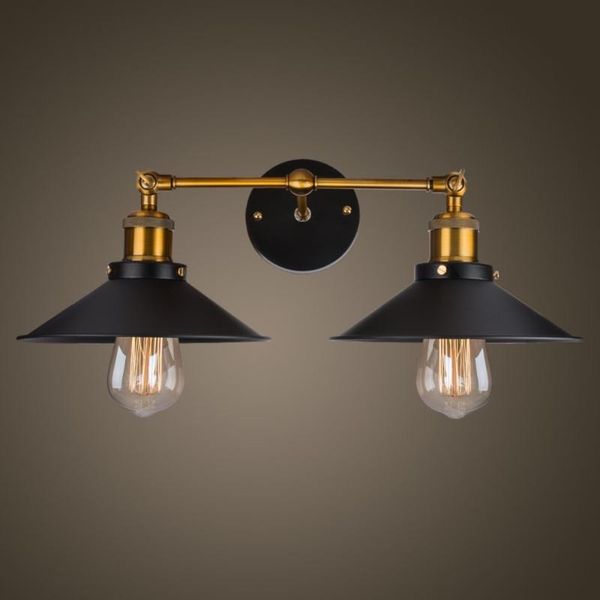 wall lamp vintage industrial metal lampshade e27 edison two head light cafe bar diy retro loft
wall lamp vintage industrial metal lampshade e27 edison two head light cafe bar diy retro loft
