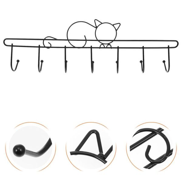 hooks & rails 1pc household practical home iron art coat hook durable towel key (black)
hooks & rails 1pc household practical home iron art coat hook durable towel key (black)