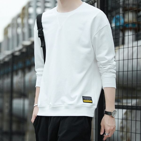 sweater men's long sleeve t-shirt round neck pullover base color solid shirt korean slim fit handsome autumn kg-563, Black
sweater men's long sleeve t-shirt round neck pullover base color solid shirt korean slim fit handsome autumn kg-563, Black