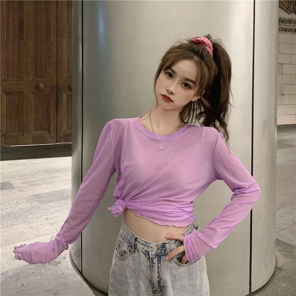 women's t-shirt 2021 summer flash round neck women t- shirt thin long-sleeved korean style sunscreen y2k, White
women's t-shirt 2021 summer flash round neck women t- shirt thin long-sleeved korean style sunscreen y2k, White