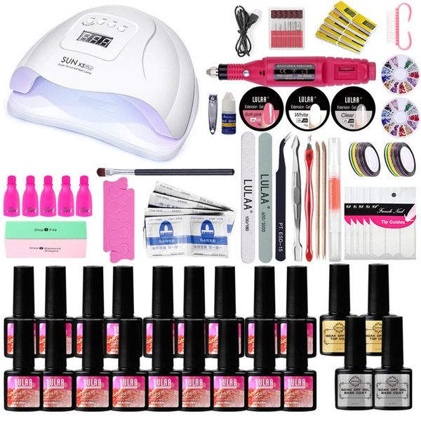 nail art kits lnwpyh set uv led lamp dryer with 18/12 pcs gel polish kit soak off manicure tools electric drill
nail art kits lnwpyh set uv led lamp dryer with 18/12 pcs gel polish kit soak off manicure tools electric drill