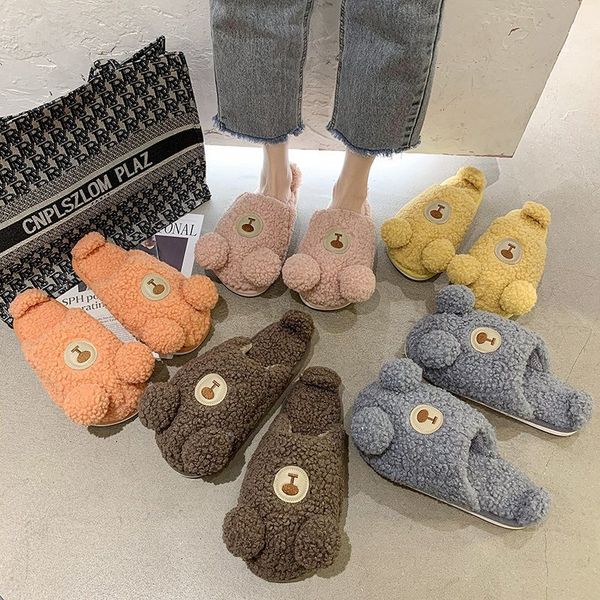 winter indoor home slippers men and women lovers lovely plush warm plush cotton, Black
winter indoor home slippers men and women lovers lovely plush warm plush cotton, Black