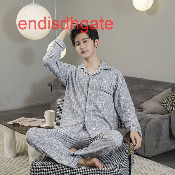 autumn and winter men's pajamas korean double new knitted cotton loose cardigan lapel long sleeve home suit, Black;white
autumn and winter men's pajamas korean double new knitted cotton loose cardigan lapel long sleeve home suit, Black;white