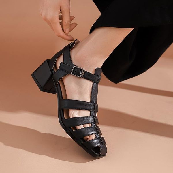 sandals 2021 summer women genuine leather rome style square high heels chunky platform shoes woman gladiator black
sandals 2021 summer women genuine leather rome style square high heels chunky platform shoes woman gladiator black