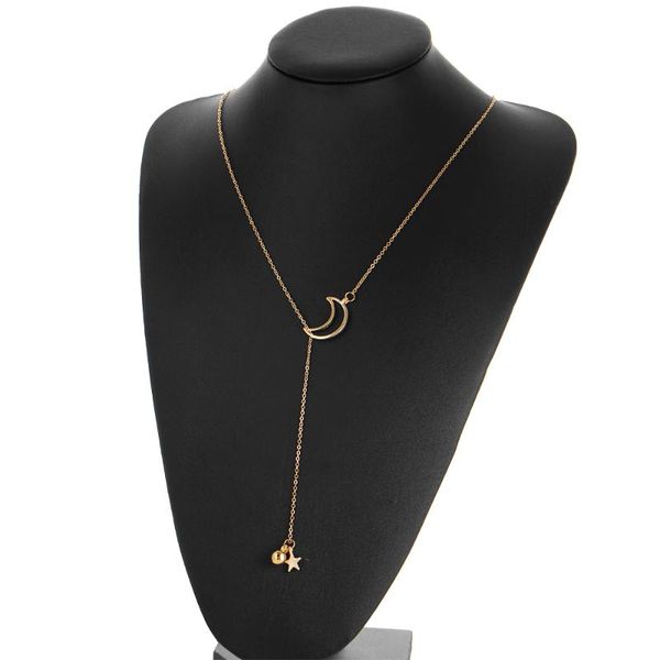 pendant necklaces valentine's jewelry gift moon & star pendants metal chain collar sweater simple style collares largos, Silver
pendant necklaces valentine's jewelry gift moon & star pendants metal chain collar sweater simple style collares largos, Silver