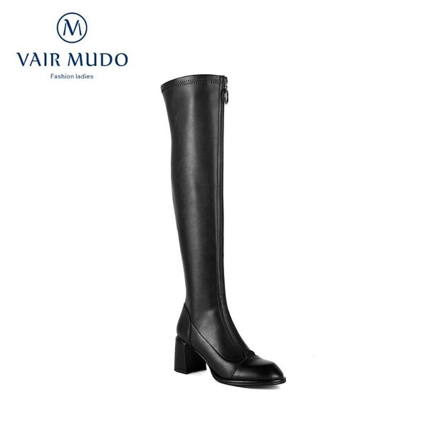 boots vair mudo women high heels knee-high black modern concise footwear shoes genuine leather wm-x261-c
boots vair mudo women high heels knee-high black modern concise footwear shoes genuine leather wm-x261-c