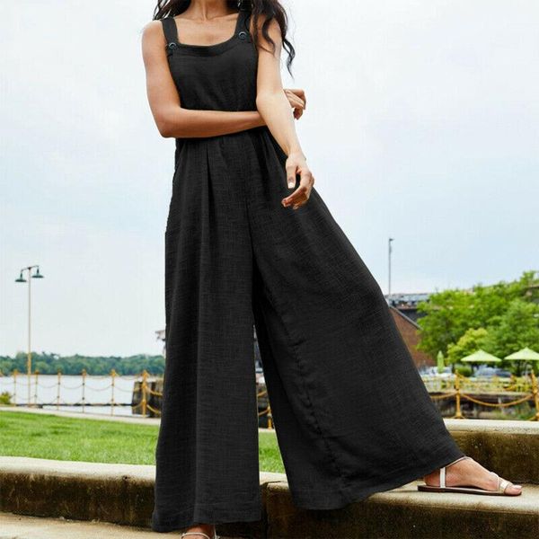 women's leggings wide leg jumpsuits womens dungarees ladies jumpsuit casual baggy pants overalls plus size loose rompers full length, Black
women's leggings wide leg jumpsuits womens dungarees ladies jumpsuit casual baggy pants overalls plus size loose rompers full length, Black