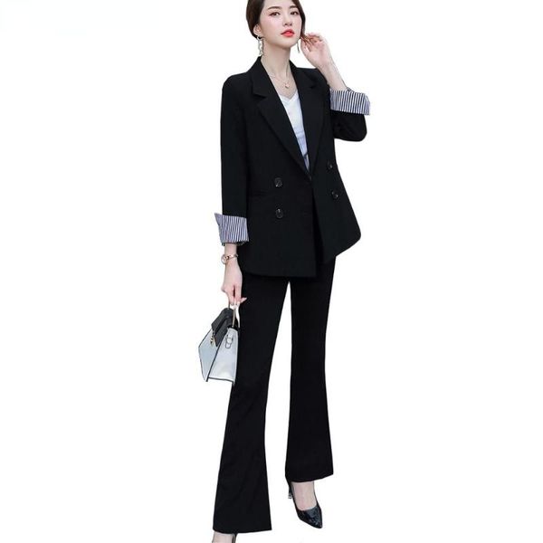 women's two piece pants womens casual pant suits 2021 set feminino loose blazer and 2 pieces sets for women, White
women's two piece pants womens casual pant suits 2021 set feminino loose blazer and 2 pieces sets for women, White