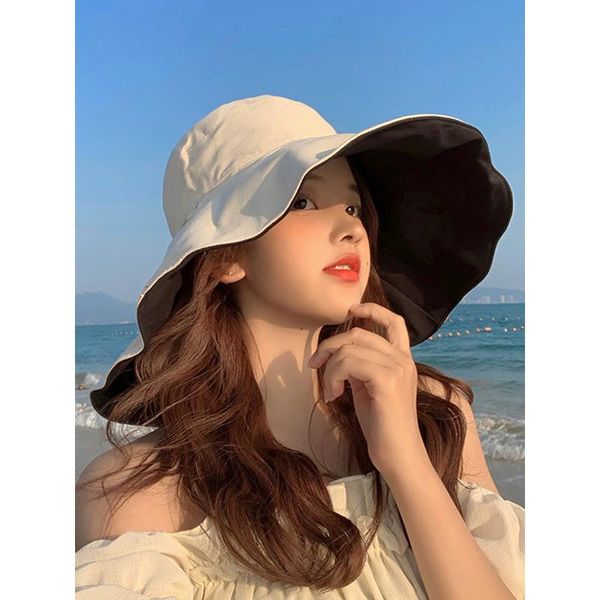 wide brim hats summer women double side fashion large sun hat outdoor beach fisherman cap uv proof protection bucket, Blue;gray
wide brim hats summer women double side fashion large sun hat outdoor beach fisherman cap uv proof protection bucket, Blue;gray