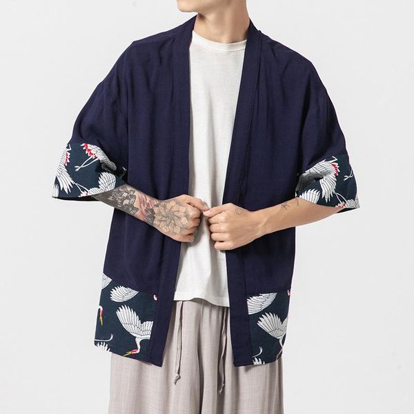 ethnic clothing kimono men yukata male cardigan jacket shirt traditional japanese mens cosplay samurai costume, Red
ethnic clothing kimono men yukata male cardigan jacket shirt traditional japanese mens cosplay samurai costume, Red