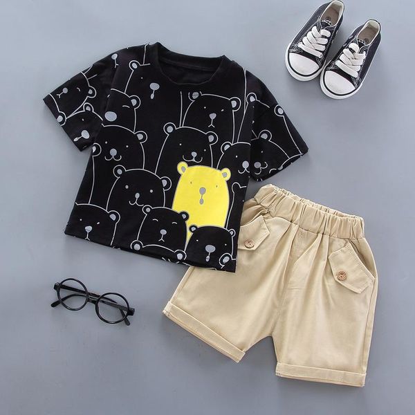 clothing sets cotton summer baby boys casual print bear t-shirt + shorts two-piece toddler girls costume kids tracksuit children, White
clothing sets cotton summer baby boys casual print bear t-shirt + shorts two-piece toddler girls costume kids tracksuit children, White
