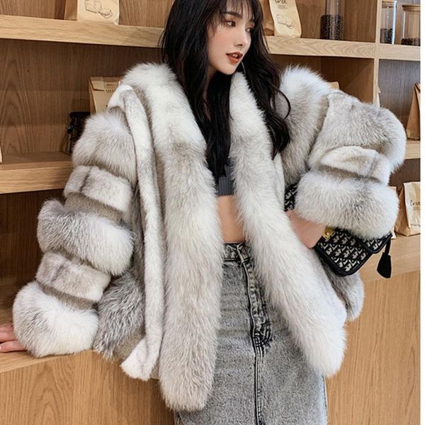 women's fur & faux real mink overocat fashion natural coat jacket shawl top, Black
women's fur & faux real mink overocat fashion natural coat jacket shawl top, Black