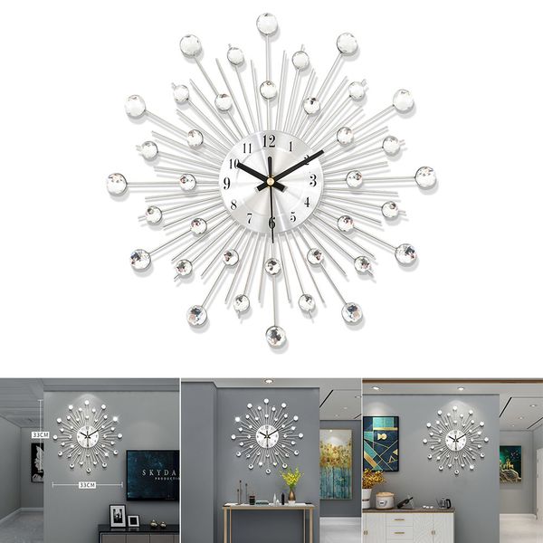 2021 new 33cm gypsophila diamond european style diy crystal quartz creative decoration art of the vintage metal wall watch qpb7
2021 new 33cm gypsophila diamond european style diy crystal quartz creative decoration art of the vintage metal wall watch qpb7