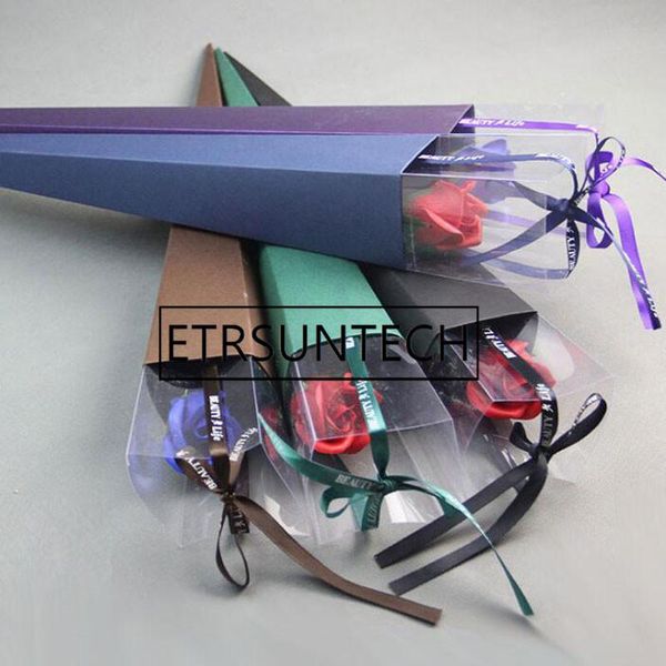 gift wrap 100pcs delicate flowers box packing single rose holder pvc with ribbon floral arragement florist supplies
gift wrap 100pcs delicate flowers box packing single rose holder pvc with ribbon floral arragement florist supplies