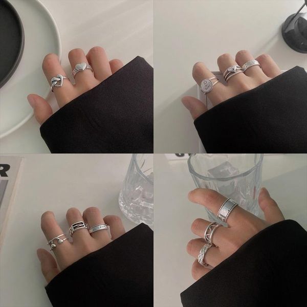 cluster rings vsnow high street double-layer heart face chunky chain ring for women hollow out open adjustable metal index finger jewelry, Golden;silver
cluster rings vsnow high street double-layer heart face chunky chain ring for women hollow out open adjustable metal index finger jewelry, Golden;silver