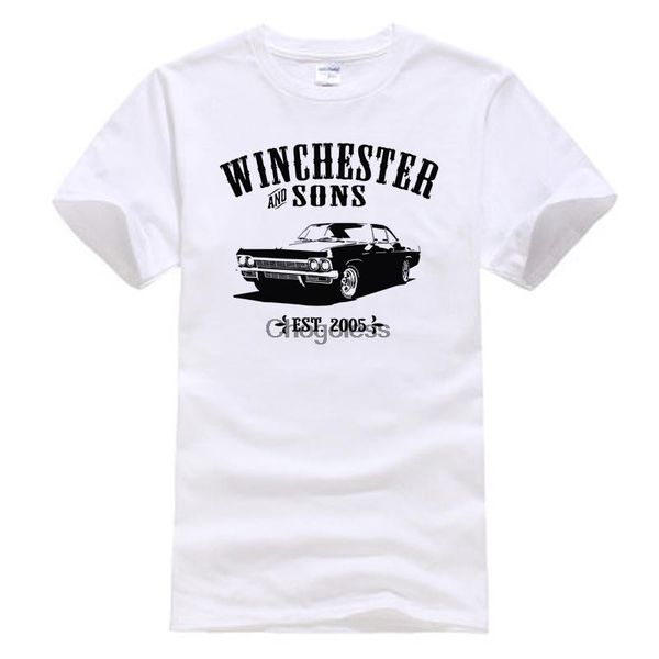 men's t-shirts supernatural winchester & sons t-shirt fashion leisure cotton short sleeve o-neck shirt, White;black
men's t-shirts supernatural winchester & sons t-shirt fashion leisure cotton short sleeve o-neck shirt, White;black