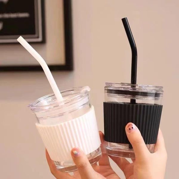 wine glasses ins2pcs ins portable coffee glass sealed water cup with lid scale juice straw bottle 350ml drop
wine glasses ins2pcs ins portable coffee glass sealed water cup with lid scale juice straw bottle 350ml drop