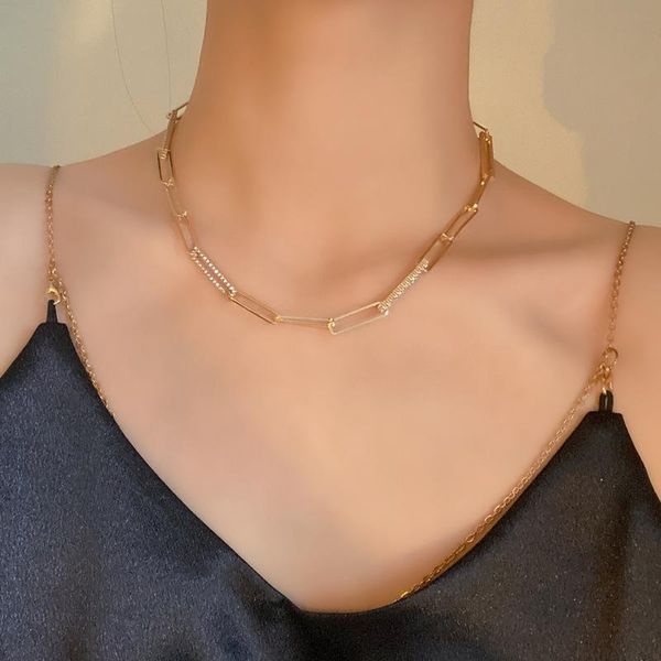 chains temperament rhinestone simple fashion necklaces chain square hiphop neckalce for woman, Silver
chains temperament rhinestone simple fashion necklaces chain square hiphop neckalce for woman, Silver