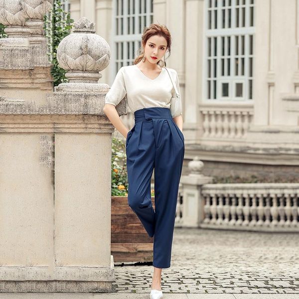 women's pants & capris korean style harem chic straight high waist silk trousers 2021 spring summer fashion casual streetwear, Black;white
women's pants & capris korean style harem chic straight high waist silk trousers 2021 spring summer fashion casual streetwear, Black;white