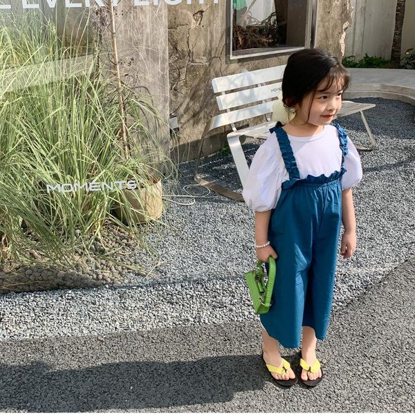 jumpsuits 2021 arrival girls ruffles overall cotton spring summer fashion pants kids clothes 2-7 years, Blue
jumpsuits 2021 arrival girls ruffles overall cotton spring summer fashion pants kids clothes 2-7 years, Blue