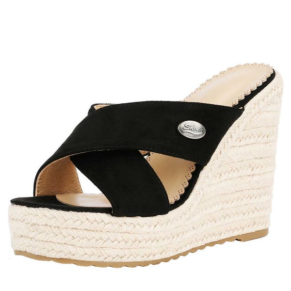 beautiful 2021 new style 43 summer heels platform slippers ladies wedges muller sandals women y0721, Black
beautiful 2021 new style 43 summer heels platform slippers ladies wedges muller sandals women y0721, Black