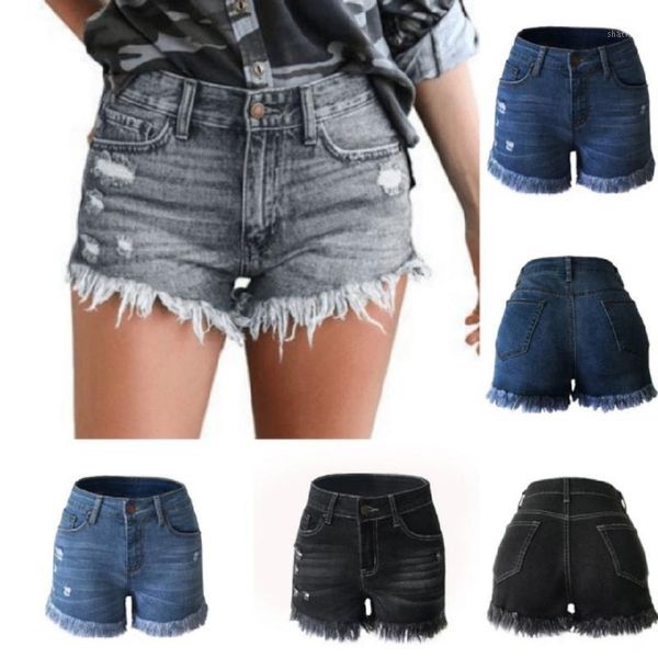 women's shorts fashion women summer tassel denim high waist jeans short ladies skinny slim pants, White;black
women's shorts fashion women summer tassel denim high waist jeans short ladies skinny slim pants, White;black