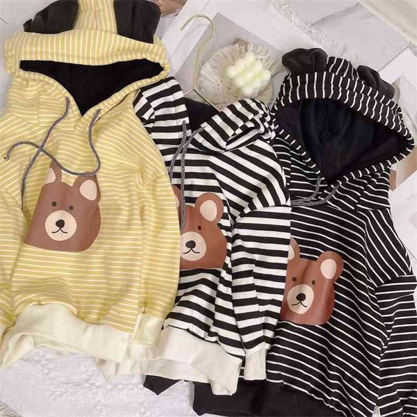 lay children's plush sweater 2021 autumn winter new boys and girls korean cartoon bear hooded coat, Black;white
lay children's plush sweater 2021 autumn winter new boys and girls korean cartoon bear hooded coat, Black;white