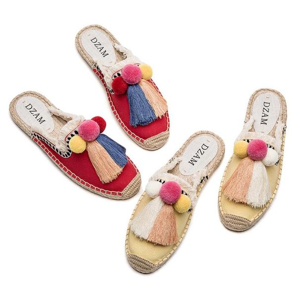 slippers furry women rubber colors tienda soludos spring summer tassel fluffy ball canvas mule shoes espadrilles slides, Black
slippers furry women rubber colors tienda soludos spring summer tassel fluffy ball canvas mule shoes espadrilles slides, Black