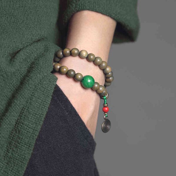 flower green sandalwood double ring bracelet men's simple personality fashion decoration leisure literature and art, Golden;silver
flower green sandalwood double ring bracelet men's simple personality fashion decoration leisure literature and art, Golden;silver