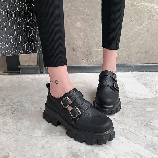 dress shoes byqdy autumn white goth platform boots women buckle strap wedges gothic punk creepers ankle boot rubber big size 46, Black
dress shoes byqdy autumn white goth platform boots women buckle strap wedges gothic punk creepers ankle boot rubber big size 46, Black