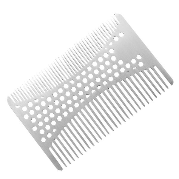 hair brushes stainless steel beard comb sturdy styling portable accessories useful supply salon gadget for men (silver)
hair brushes stainless steel beard comb sturdy styling portable accessories useful supply salon gadget for men (silver)