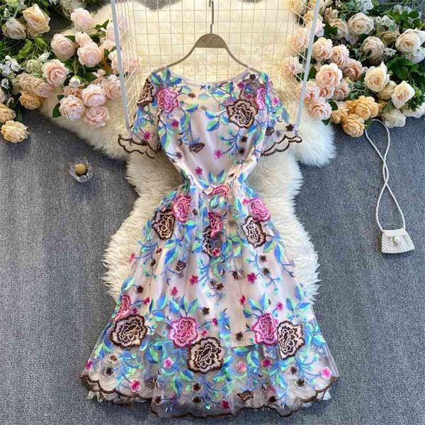 spring summer fashion women embroidery flower round neck short sleeve high waist slim a-line dress vestidos r197 210527, Black;gray
spring summer fashion women embroidery flower round neck short sleeve high waist slim a-line dress vestidos r197 210527, Black;gray