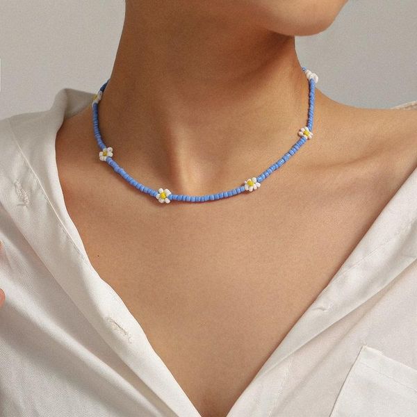 pendant necklaces boho acrylic bead daisy choker necklace design fashion simple ethnic beach seed horn for women gift, Silver
pendant necklaces boho acrylic bead daisy choker necklace design fashion simple ethnic beach seed horn for women gift, Silver