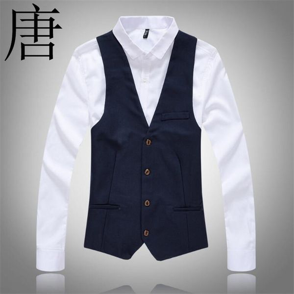 tang cool 2021 new brand men's korean version of self-cultivation horseback business leisure british suit waistcoat tdou, Black;white
tang cool 2021 new brand men's korean version of self-cultivation horseback business leisure british suit waistcoat tdou, Black;white