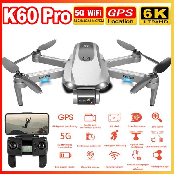 k60 pro rc drone 5g gps wifi fpv with 6k esc hd camera 2-axis anti-shake gimbal brushless profissional helicopter quadrocopter
k60 pro rc drone 5g gps wifi fpv with 6k esc hd camera 2-axis anti-shake gimbal brushless profissional helicopter quadrocopter