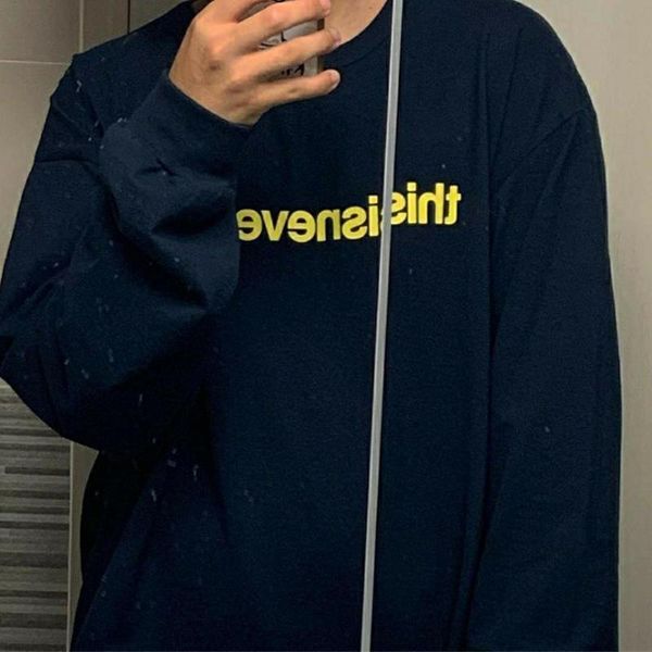 men's hoodies & sweatshirts thisisneverthat loose letters casual all-match long-sleeved round neck t-shirt women's bottoming shirt, Black
men's hoodies & sweatshirts thisisneverthat loose letters casual all-match long-sleeved round neck t-shirt women's bottoming shirt, Black
